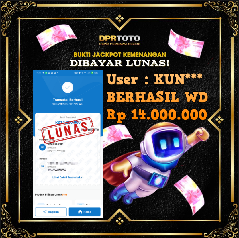 KEMENANGAN BESAR LIVE CASINO SPACEMAN WD 14.000.000 - LUNAS